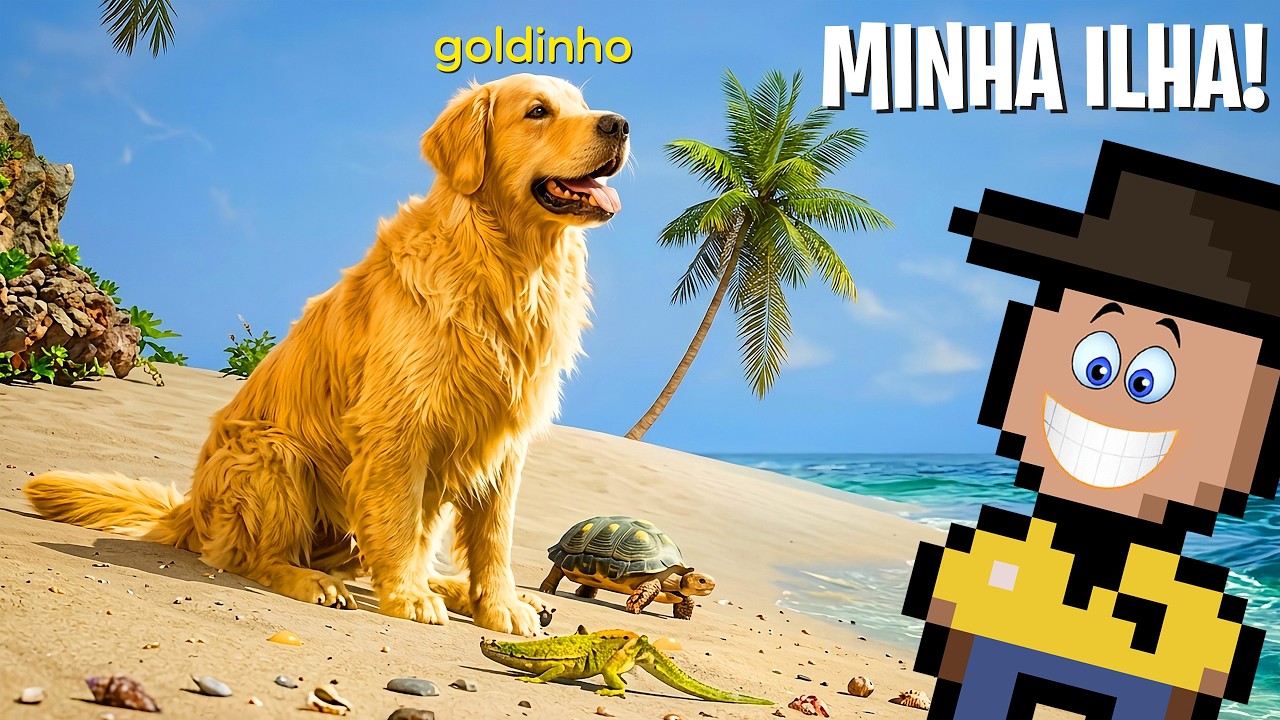 GANHEI UMA ILHA * e agora preciso restaurá-la * (Restore Your Island - Jogo Completo)