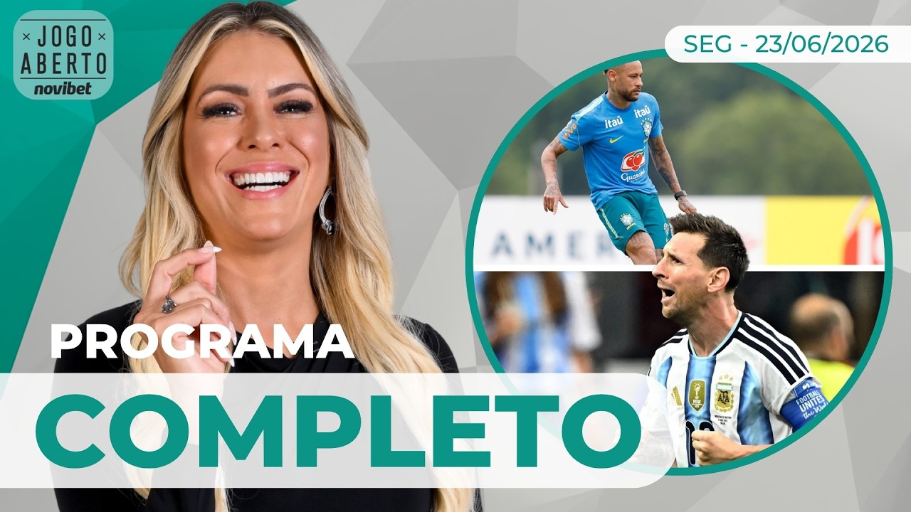 RECORDE DE MESSI E PAPEL DE NEYMAR NA SELEÇÃO: JOGO ABERTO NOVIBET DEBATE | 23/06/2026