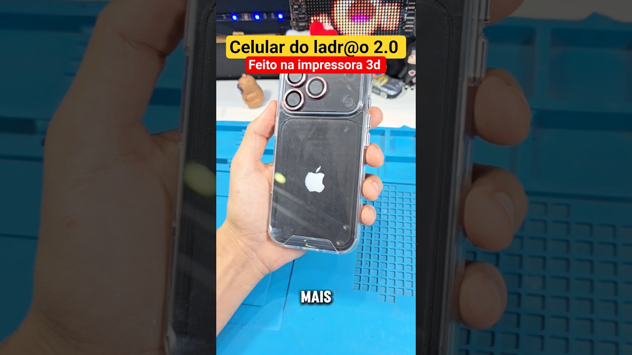 fiz esse celular na impressora pra deixar na rua #shorts #short #ytshorts #apple #iphone #viral #ios