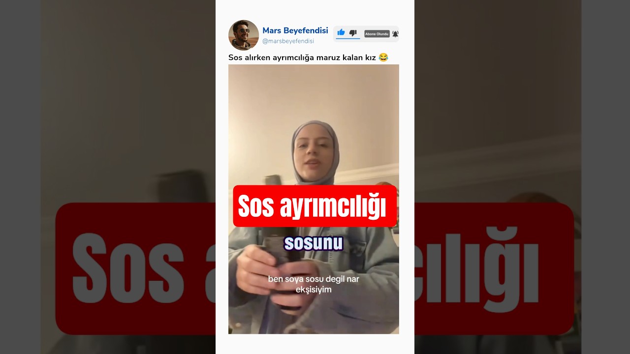 Soya sosu alırken markette yaşadıklarını anlatan kız