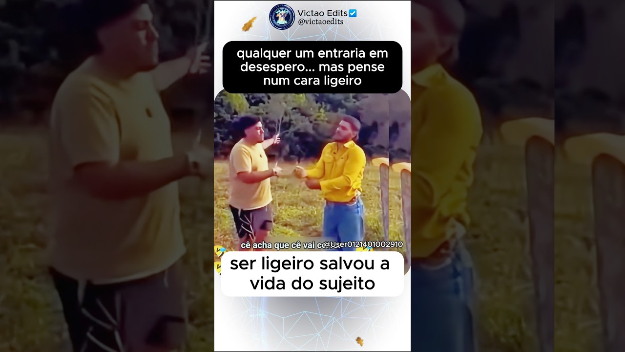 O maior medo de quem mora na roça, mas ele manteve a calma e deu aula! #humor