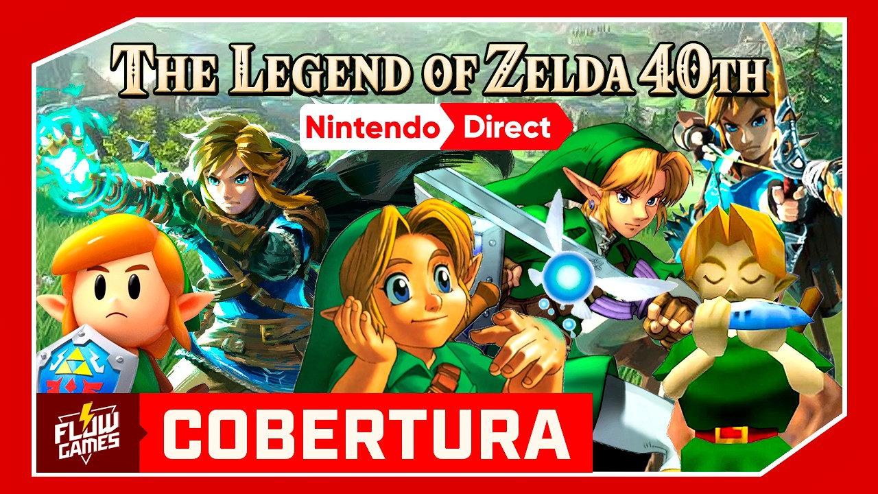EVENTO ZELDA DIRECT, VEM REMAKE DE OCARINA OF TIME! - COBERTURA FLOW GAMES #FGN