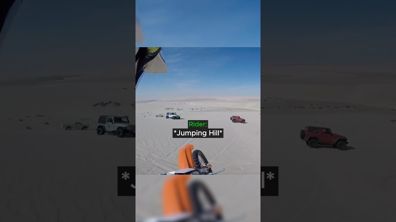He Jumped This Hill… But Didn’t Expect This😱