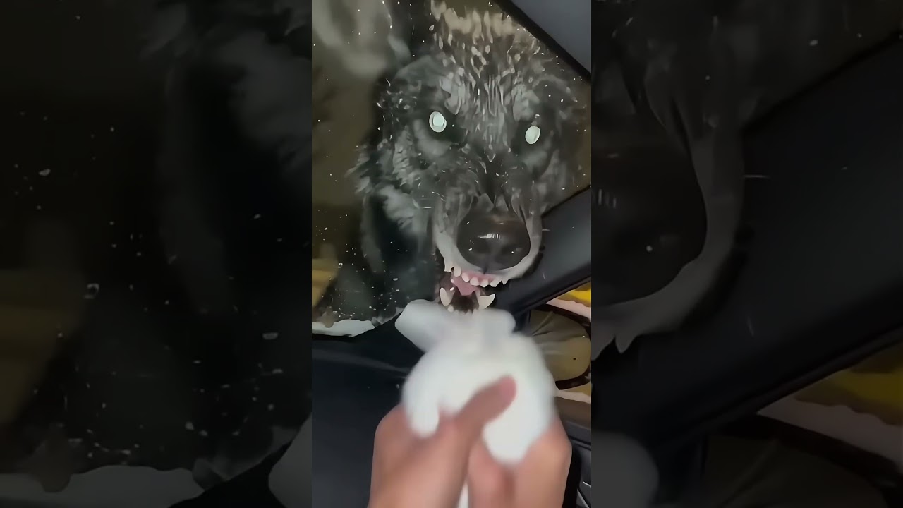 A Heart-Stopping Rescue in the Snow! ❄️🐰 #rescue #heartwarming #shorts #heroic #snowynight