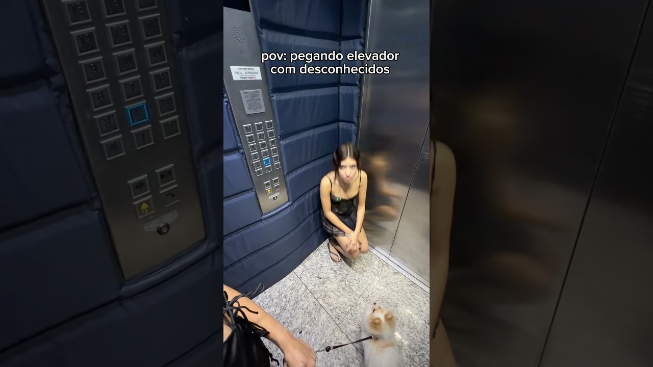 Sempre morro de vergonha no elevador