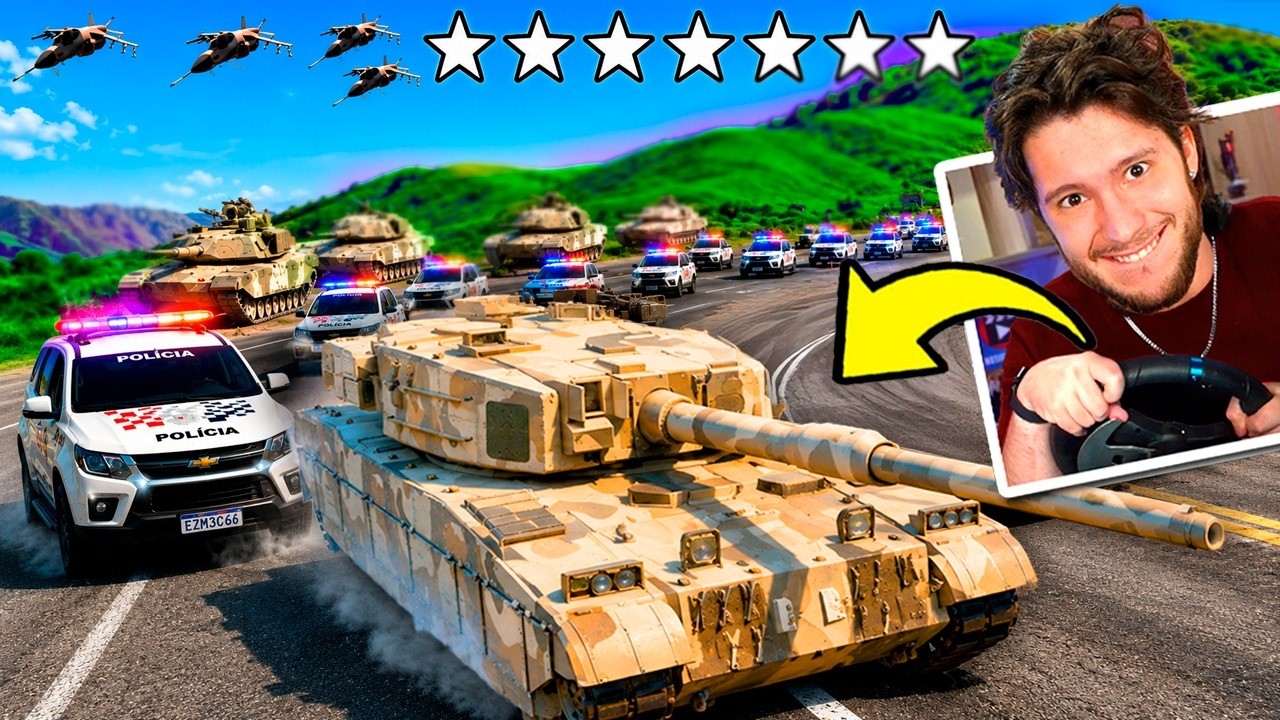 A CADA BLINDADO que eu ROUBAR AUMENTA as VIATURAS! (GTA 5 RP)