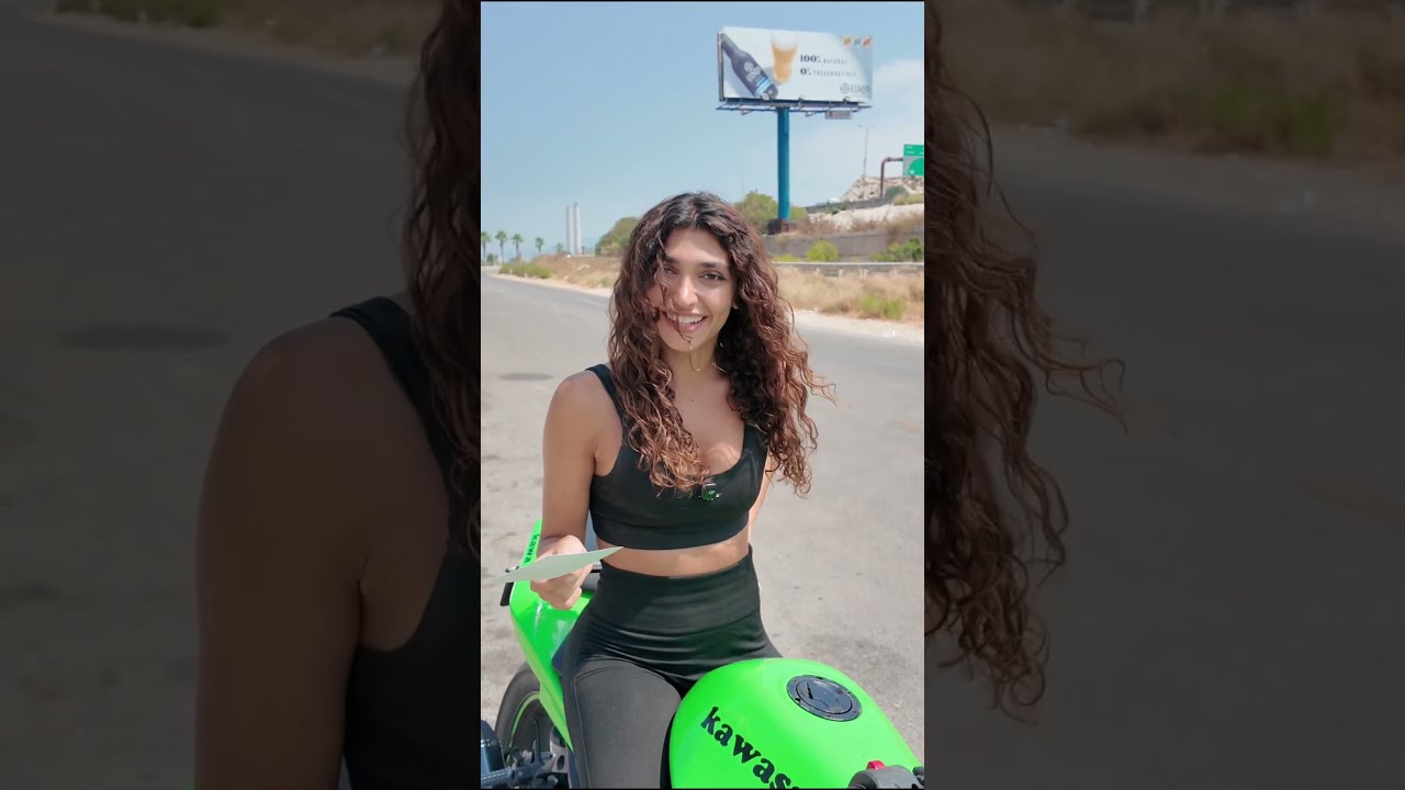 I Challenged a Biker Girl to Recreate THIS Motorcycle Photo 😳