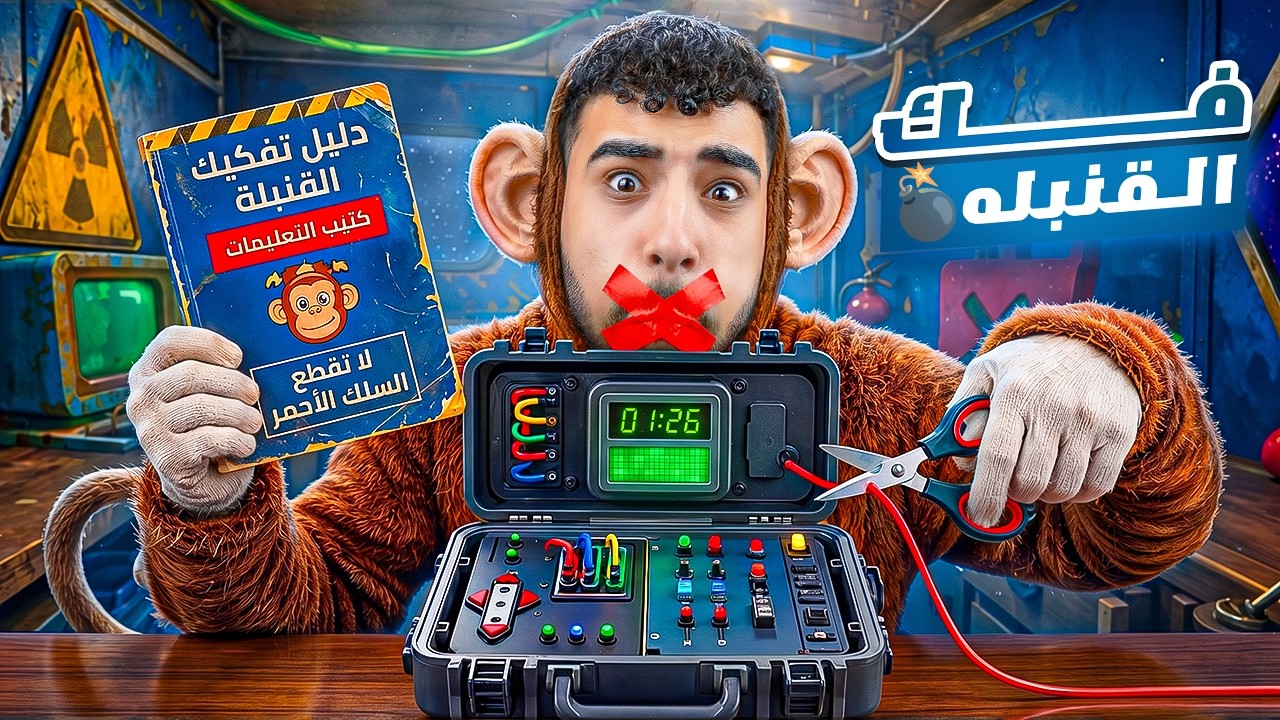 حاولت افك قنبلة هتنفجر مع صاحبي الأعمي والأطرش💣😂