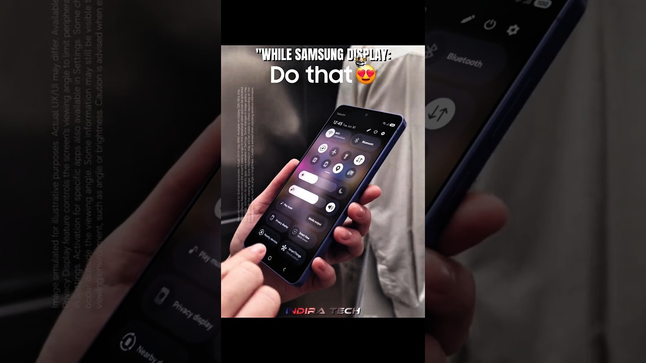 Samsung Privacy Display Aura ☠️🥶 #samsung #samaungs26ultra #samsungs26fe #privacy #upcomingphones