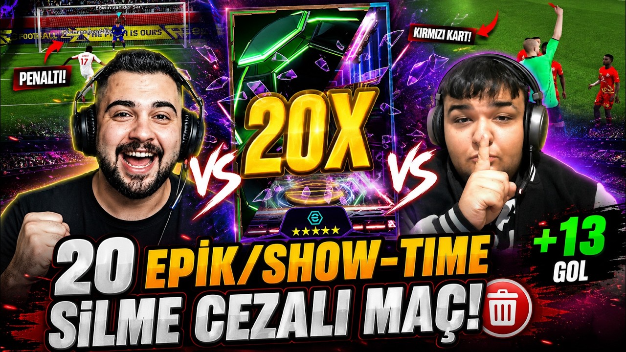 Arda ile 20 EPİK/SHOW-TIME Silme Cezalı Maç! +13 GOL, KIRMIZI KART, PENALTI! 🔥 Yok Böyle Maç