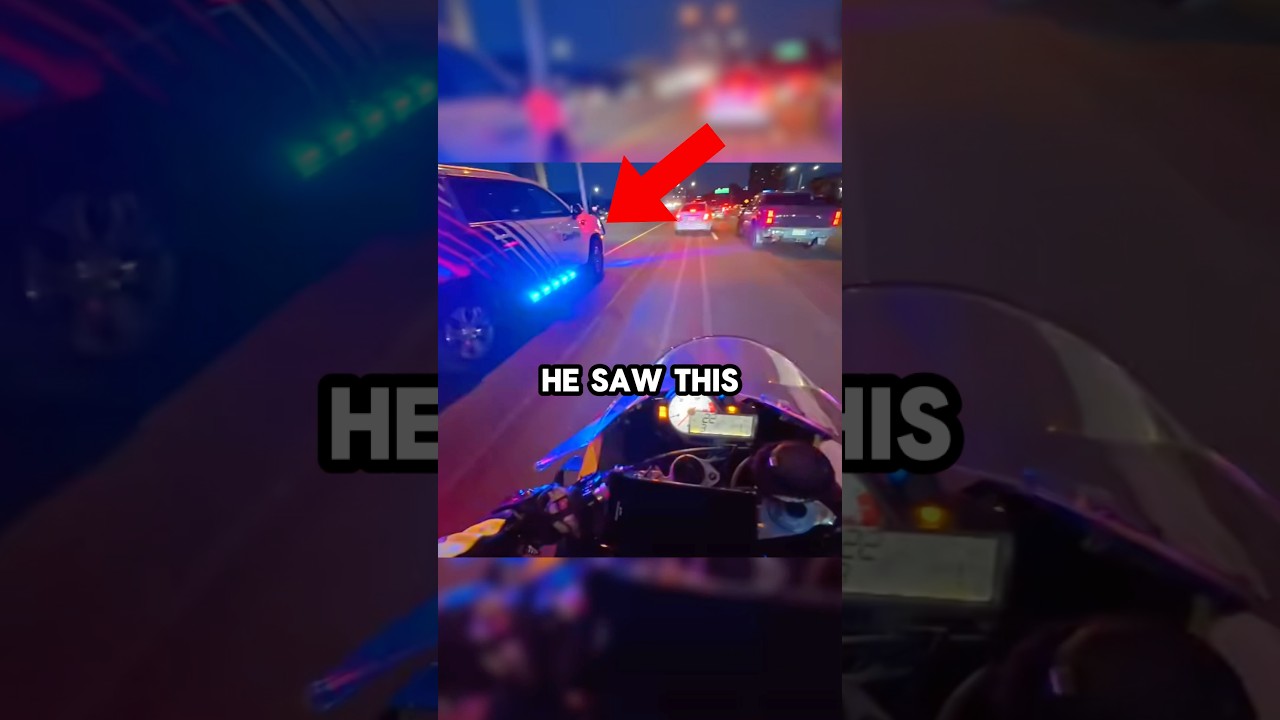Biker Helps Cop Through Traffic  @namousa.s1k/IG - Published by Glint