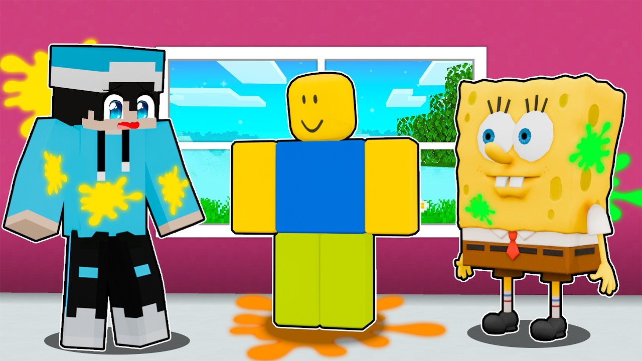 ماين كرافت لكن عالمنا يتحول روبلوكس !!؟ 🎮🤯