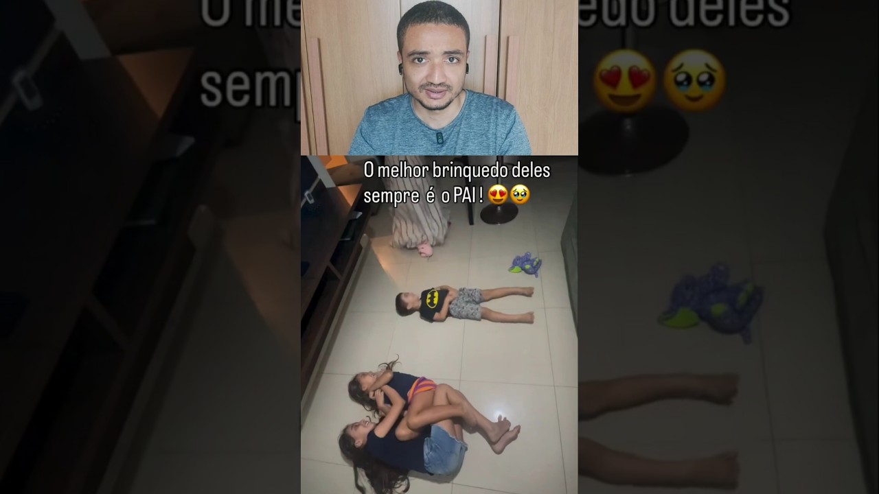 O melhor brinquedo deles sempre é o pai #shorts