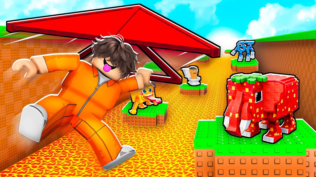 ربلوكس سرقت البرينروت بالطيران ! Glide For Brainrot