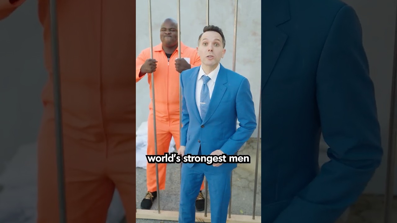 World’s Strongest Man Vs Prison Bars - Published by Law By Mike