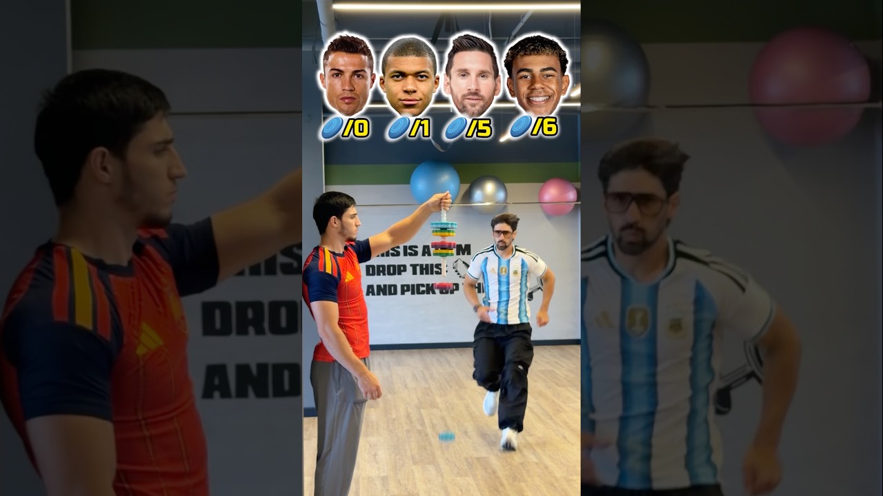 ⚡ WHO’S THE FASTEST FOOTBALLER TODAY? ⚽ WHO CAN STOP ALL 6 DISCS? 🔥🏃‍♂️🏆