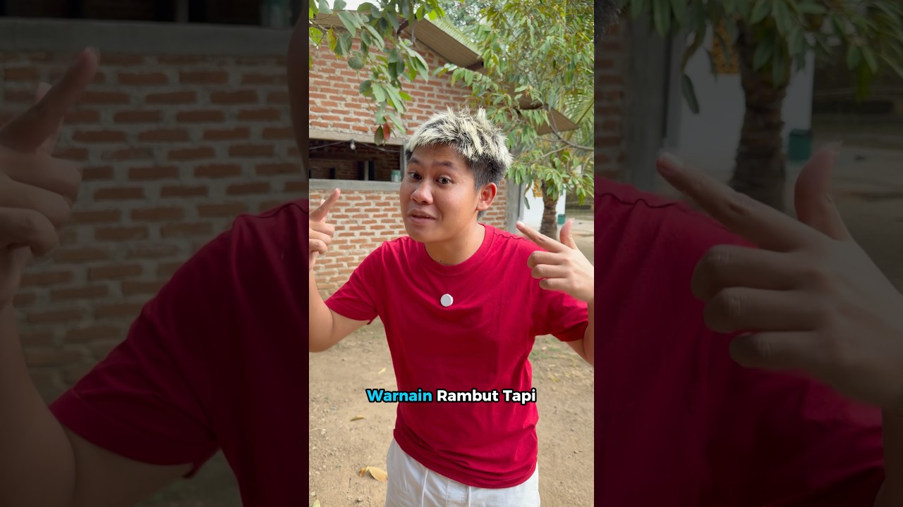 Ini gokil sih pertama klinya Omped botak 2 wrna cyuuk!!, Suscribe!! #shorts #lucu #OmpedKelilingJawa