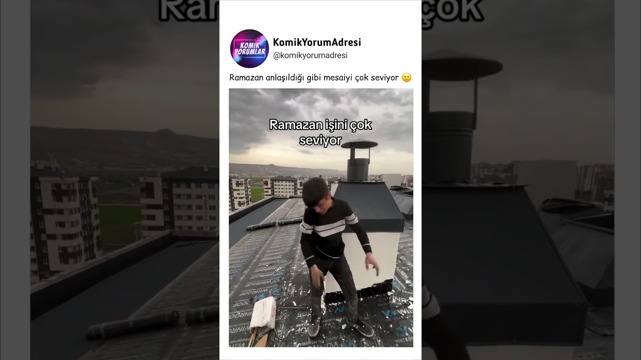 Ramazan anlaşıldığı gibi mesaiyi çok seviyor 🙂 insta/yoldızçatı reklamyoktur