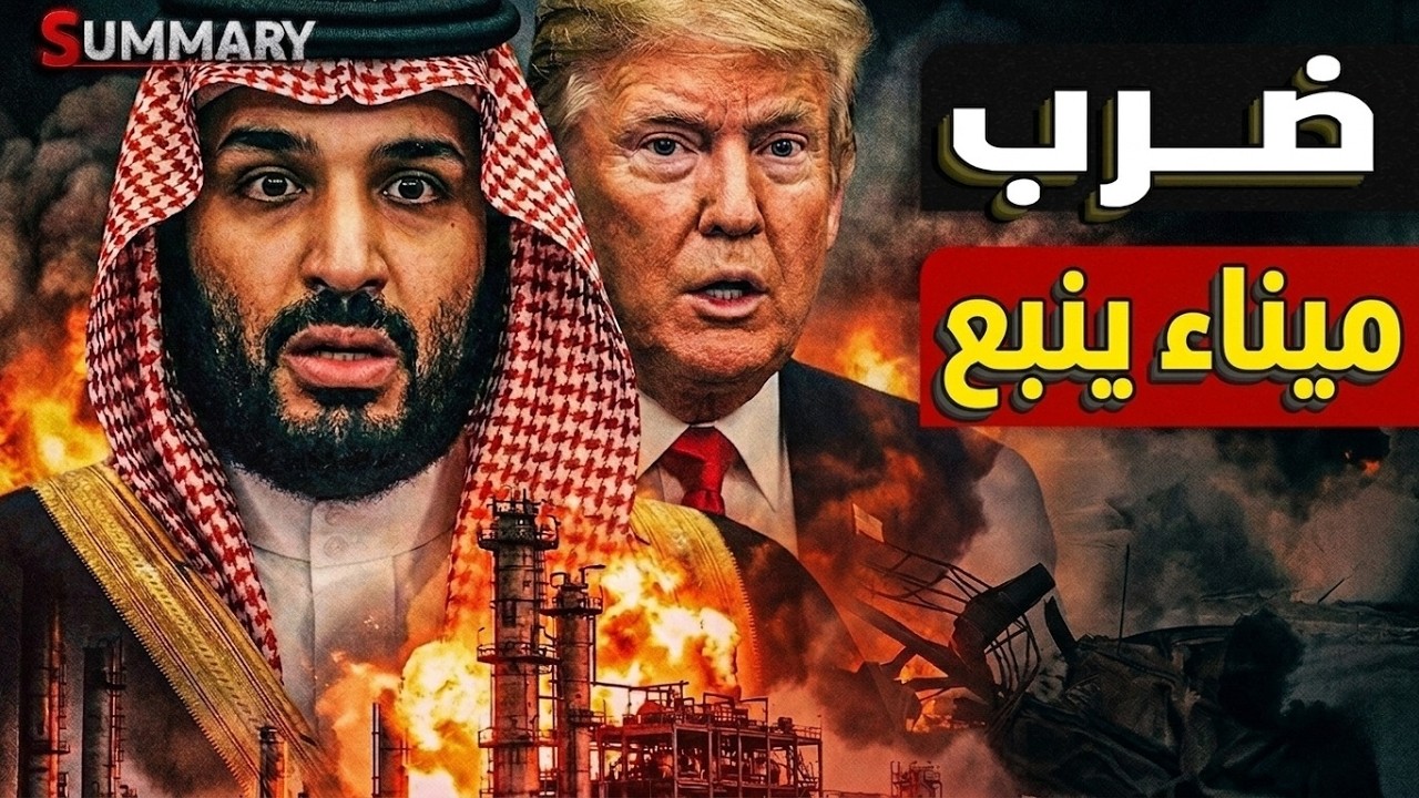 السعودية تعلن ضرب ميناء ينبع وترامب يحرك قوات المارينز للشرق الأوسط استعداداً لحصار جزيرة خرج برياً