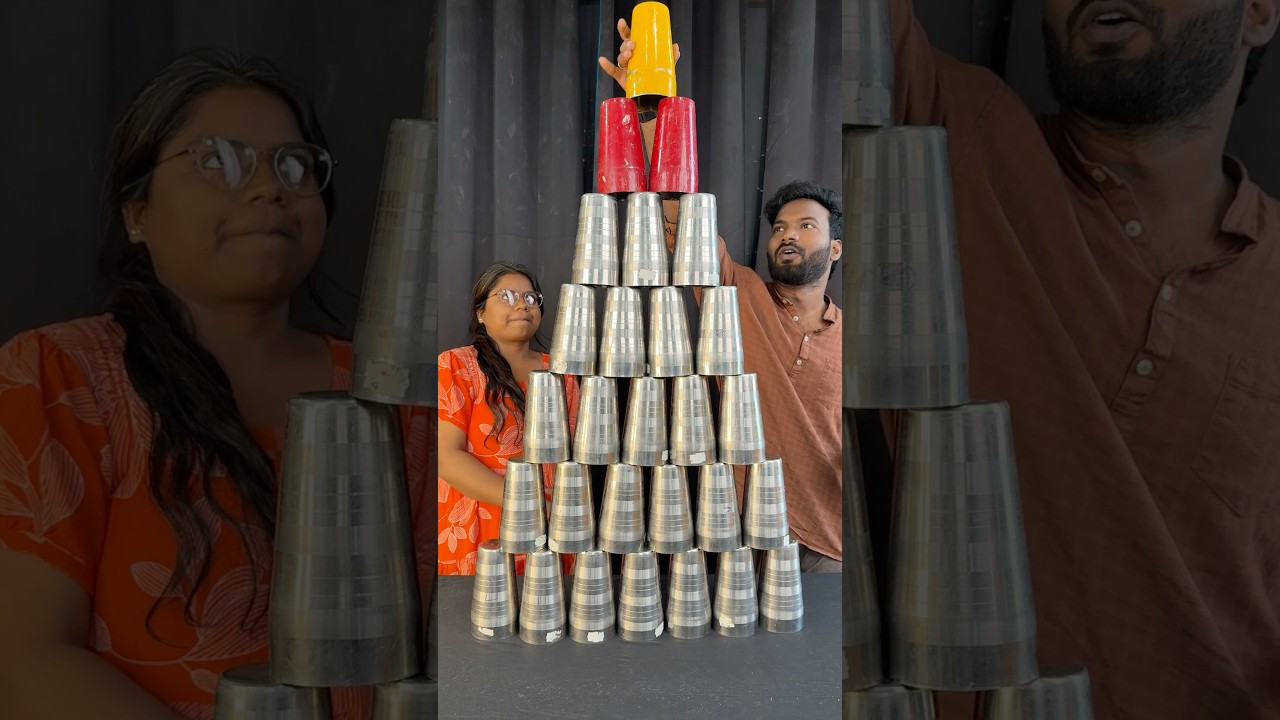 Sister or Brother Money Steel Glass Challenge 🤣 #games