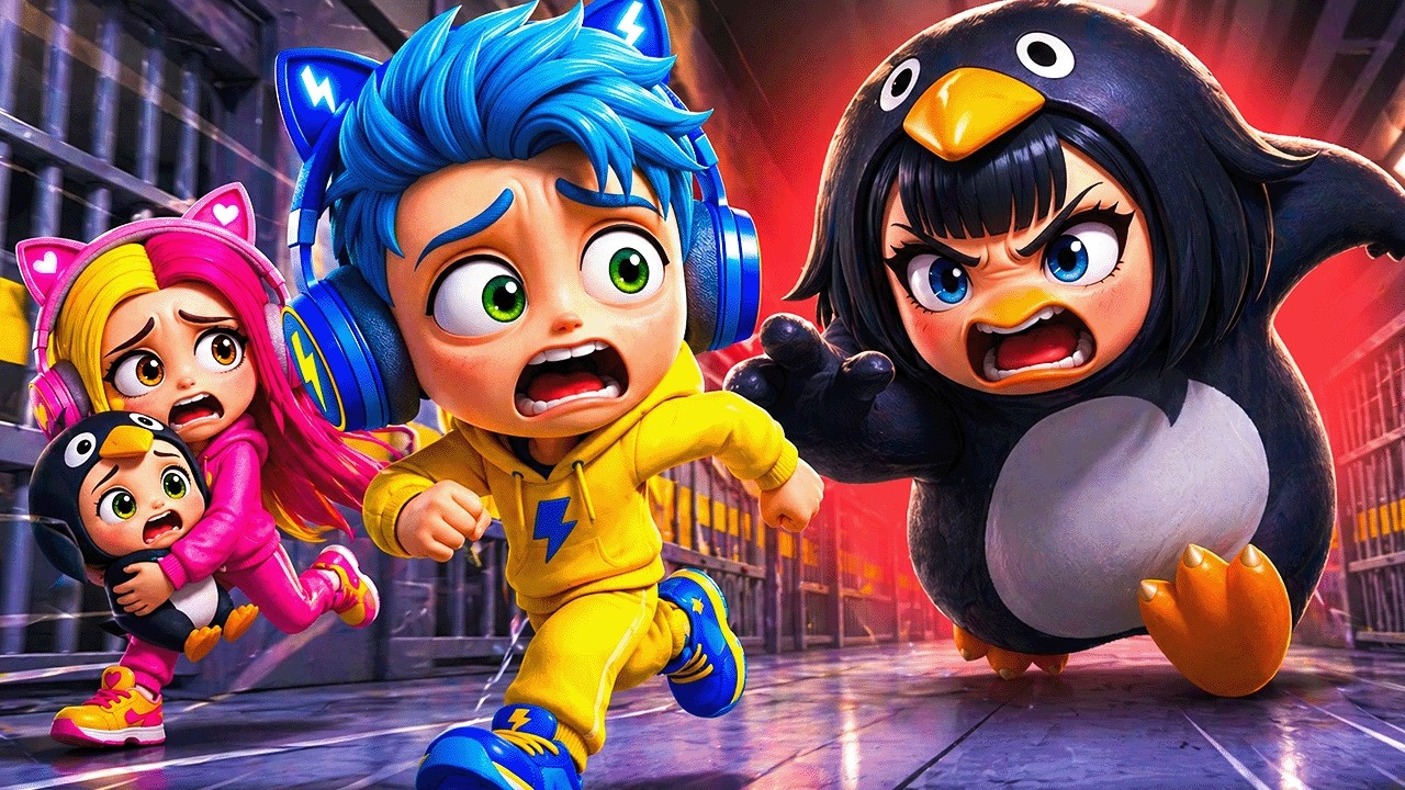 GUGU GAGA PENGUIN quer PEGAR A GENTE!!! 😱 *SOCORRO*