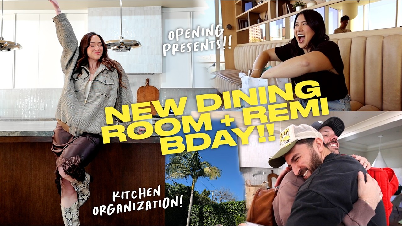 New Dining Room, Giving Remi Her Birthday Present, and More !!!