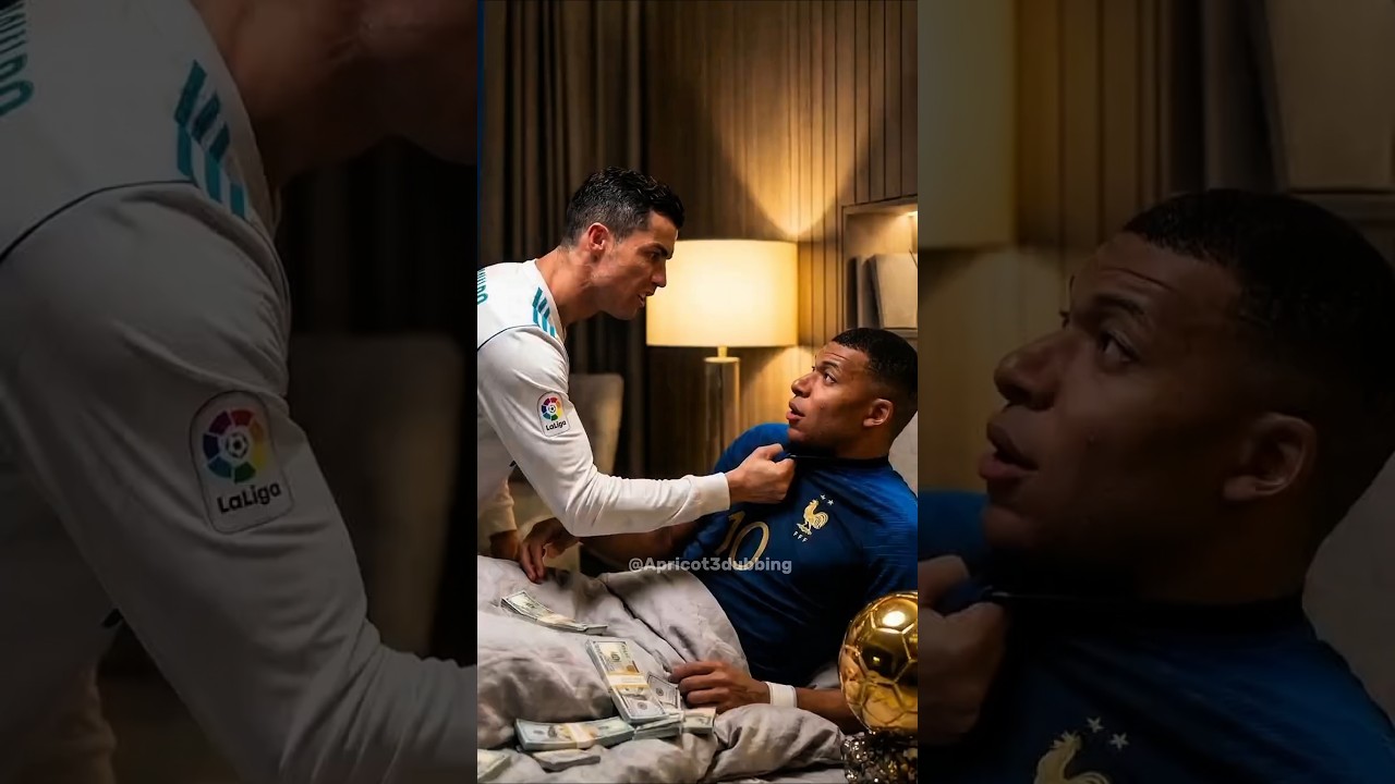 كريستيانو يحاول انقاذ ميسي 🫂🔥