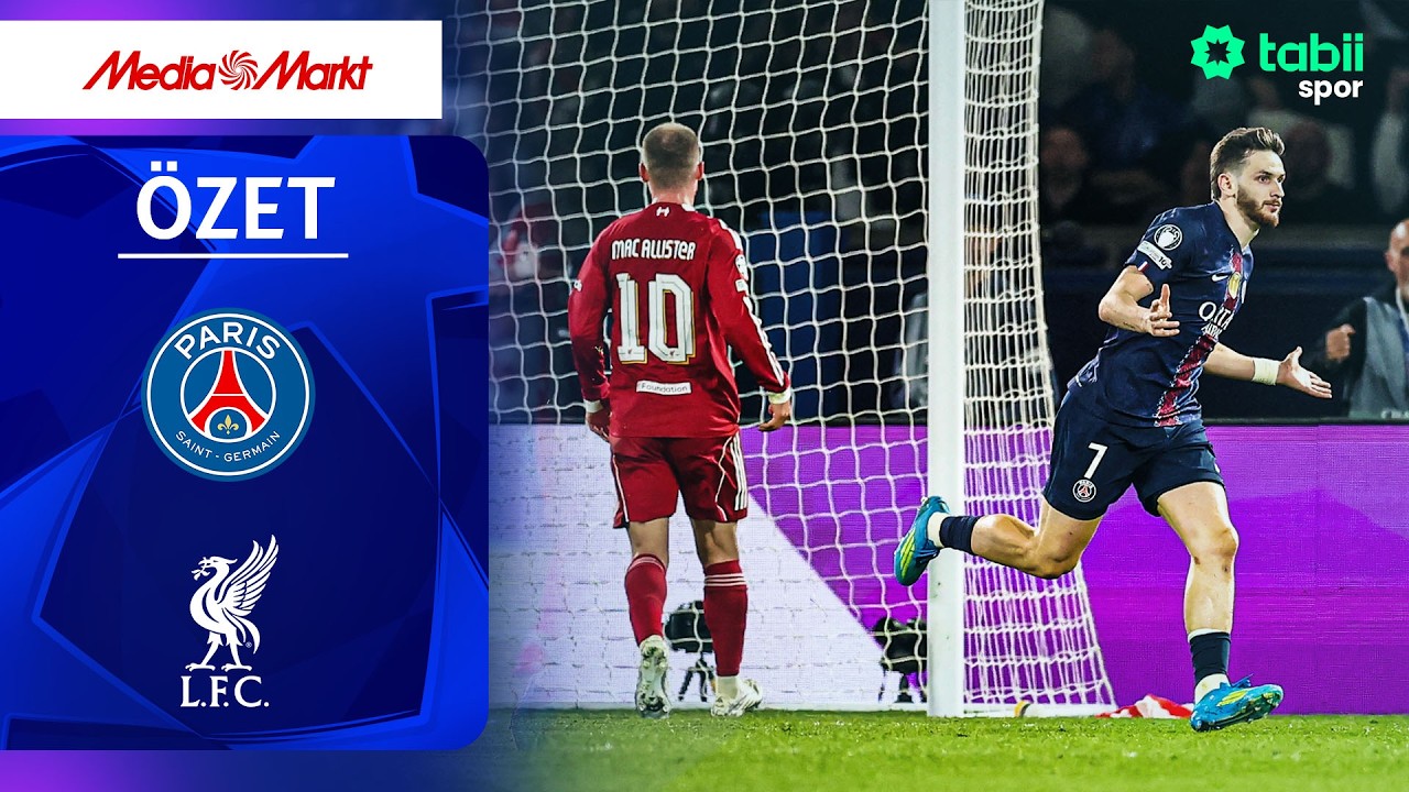 Şampiyonlar Ligi Çeyrek Final | PSG - Liverpool (Özet)