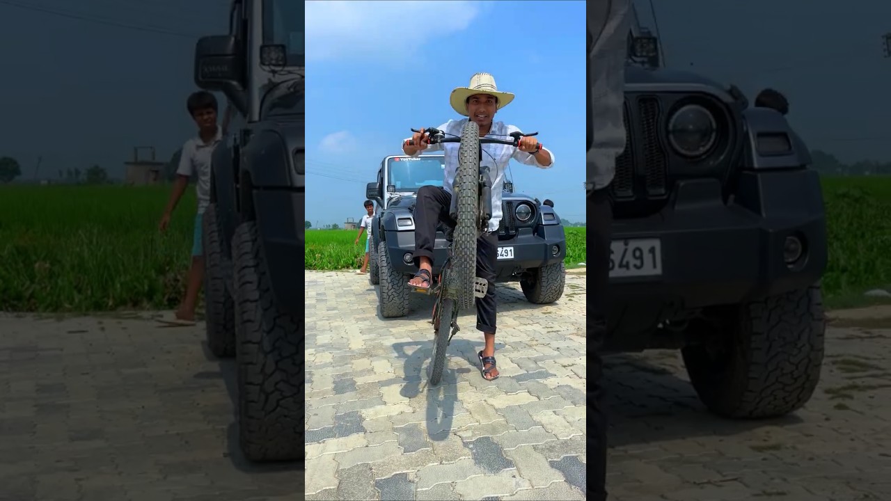 Coconut vs Mahindra Thar 😱#shorts