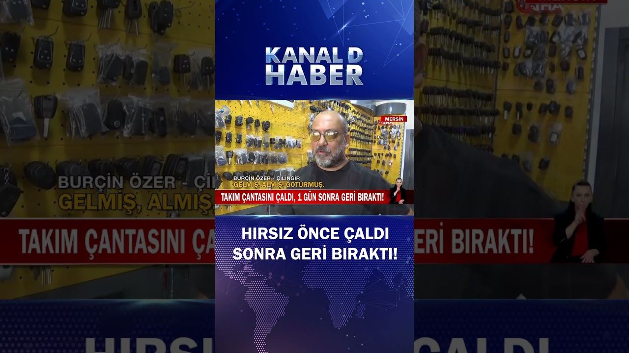 Takım Çantasını Çaldı, 1 Gün Sonra Geri Bıraktı!