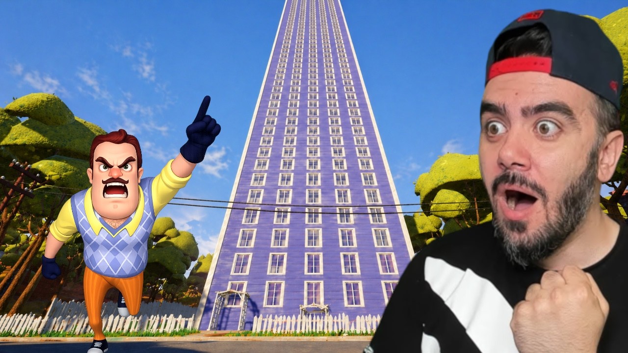 WILSON EVINI ÇOK YÜKSEK YAPTI - HELLO NEIGHBOR MODS