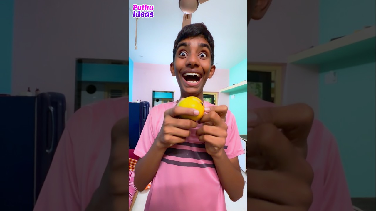 மாம்பழம் இன்னைக்கு ஒரு புடி. 😲🤤 #funnyaishorts #familyfun #puthuideas