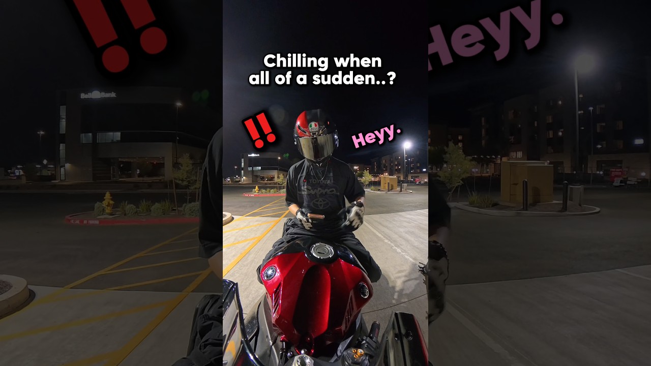 SHE HAS A BOYFRIEND?! #motorcycle #biker