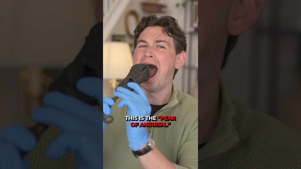 I Tried the “Pear of Anguish” Device from the 1600s 😭