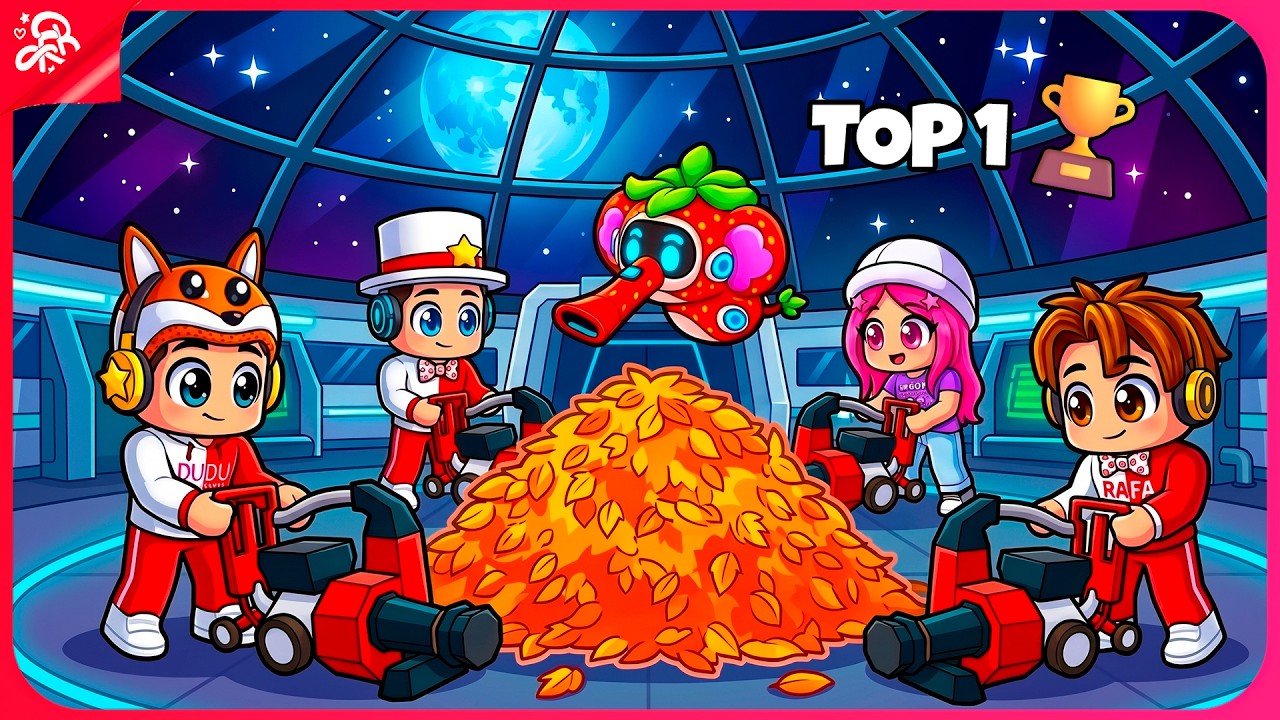 🔥TOP GLOBAL🔥TIME PERFEITO PARA PEGAR FOLHAS NA NOVA ESTAÇÃO ESPACIAL (🍂 Limpe todas as folhas!)
