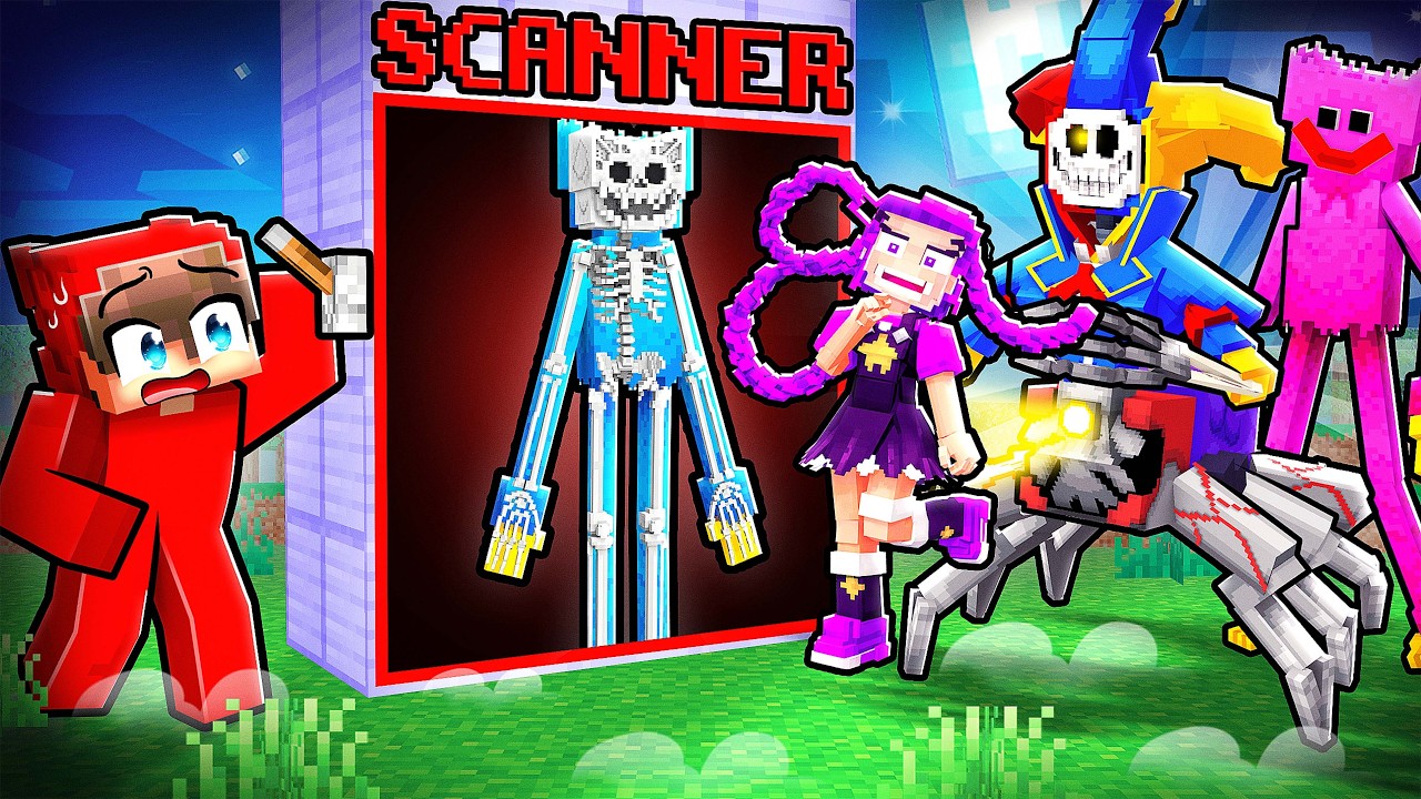 Using a SCANNER to Find Poppy Playtime’s SECRETS in Minecraft