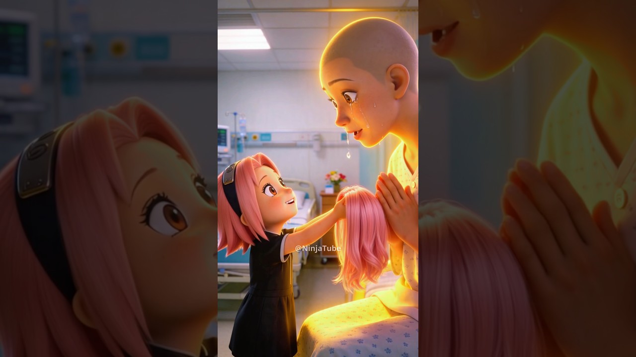 🥰 Sakura deixa o cabelo crescer para cortar e doar perucas para mulheres que precisam!