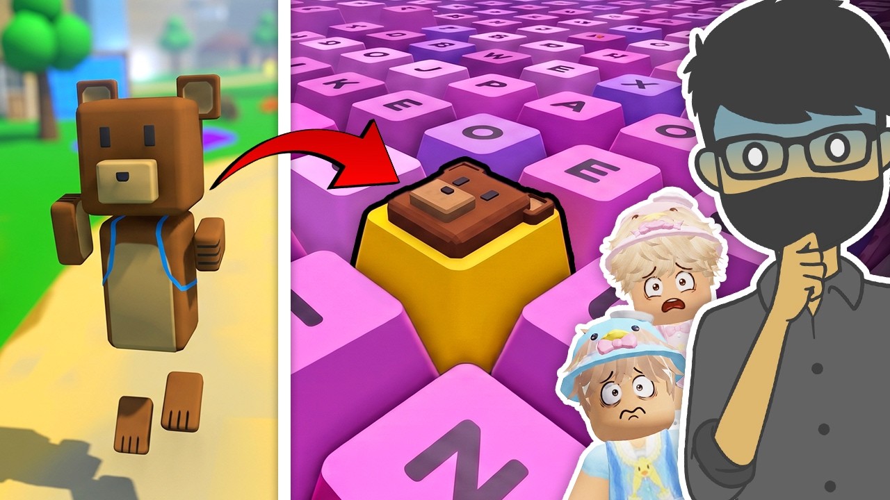 ADA TOMBOL SUPER BEAR ADVENTURE DI GAME ASMR KEYBOARD VIRAL​