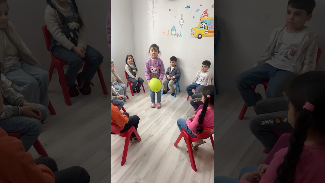 لعبة ممتعة لتنمية التركيز وسرعة الاستجابة عند الأطفال 👏🏻#نشاط _أطفال 😂