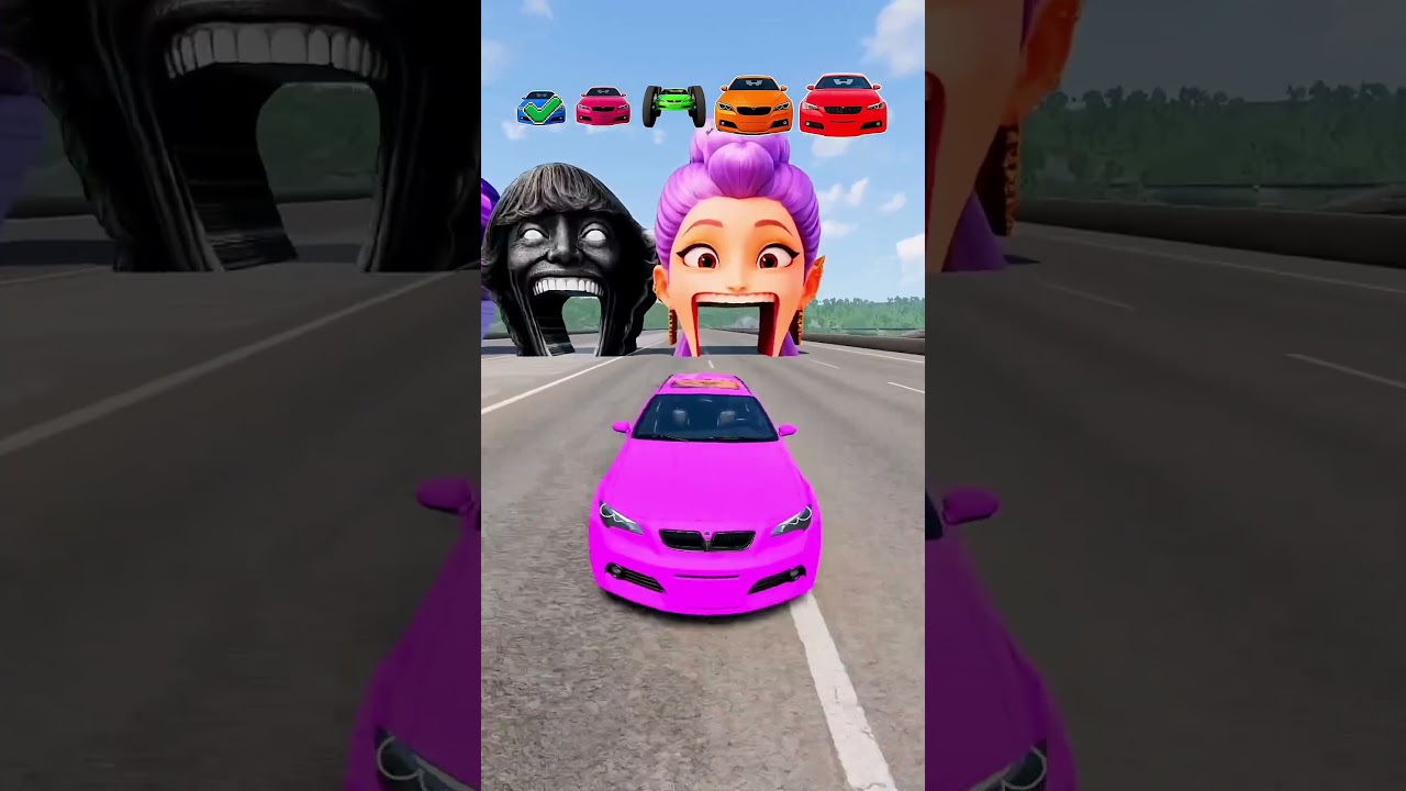 Big & Small Cars VS Rumi X 67 X Rumi  #beamng #kpop