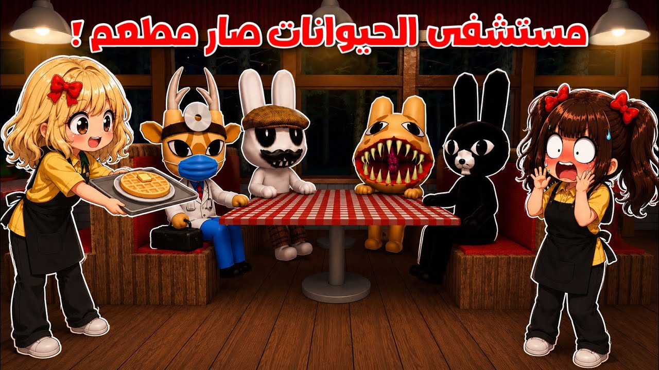 مستشفى الحيوانات تحول لمطعم الحيوانات 😱🔥 | لعبة روبلوكس