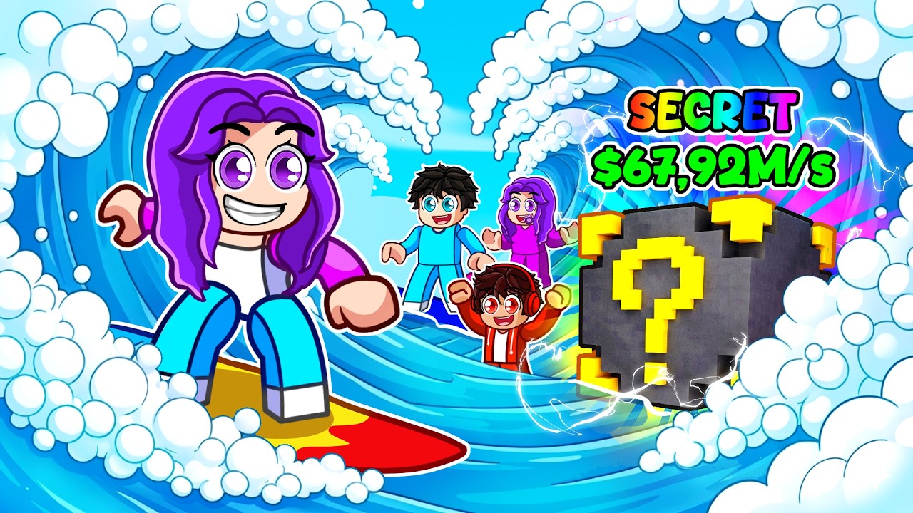 SURF yaparak Secret LUCKY BLOCK Çaldım!