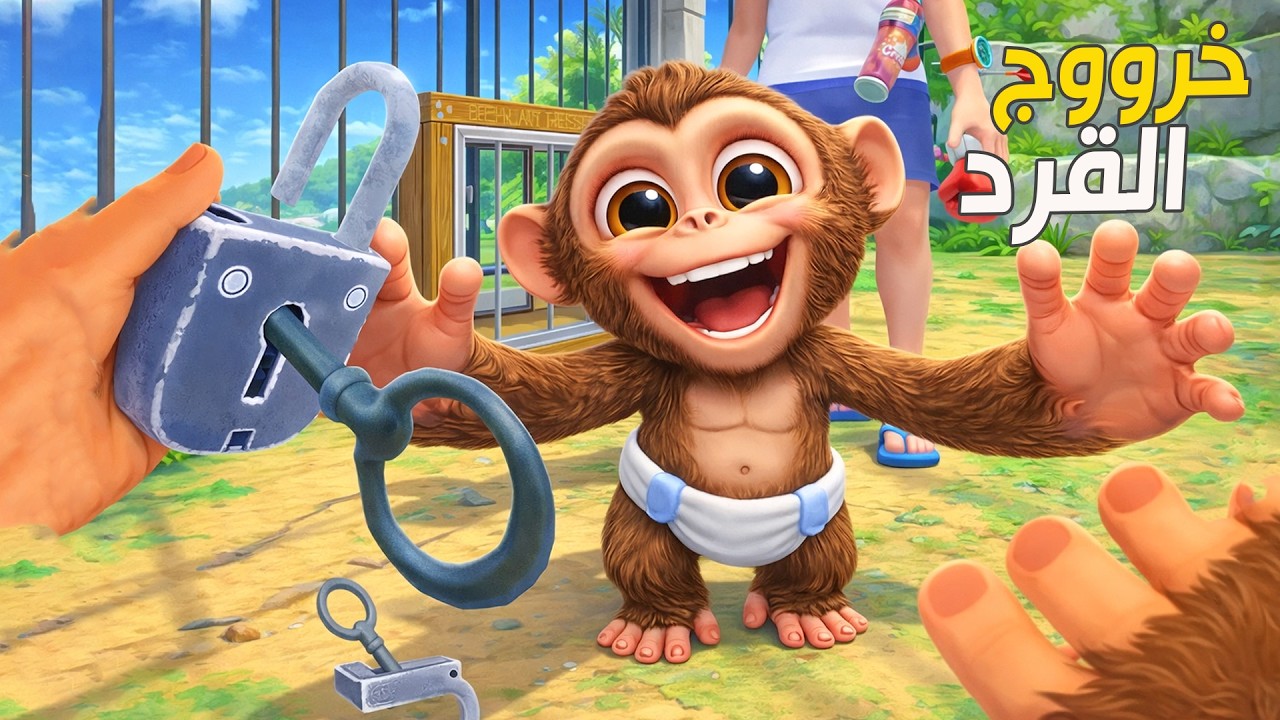 أخيرا القرد يهرب من قفصه  (تحديث I Am Monkey VR)
