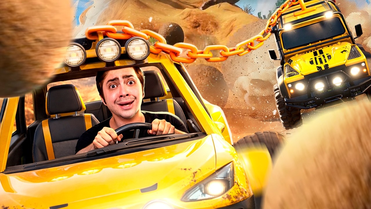 ACORRENTADO COM MEU AMIGO DE NOVO! - CHAINED WHEELS COM O FALL