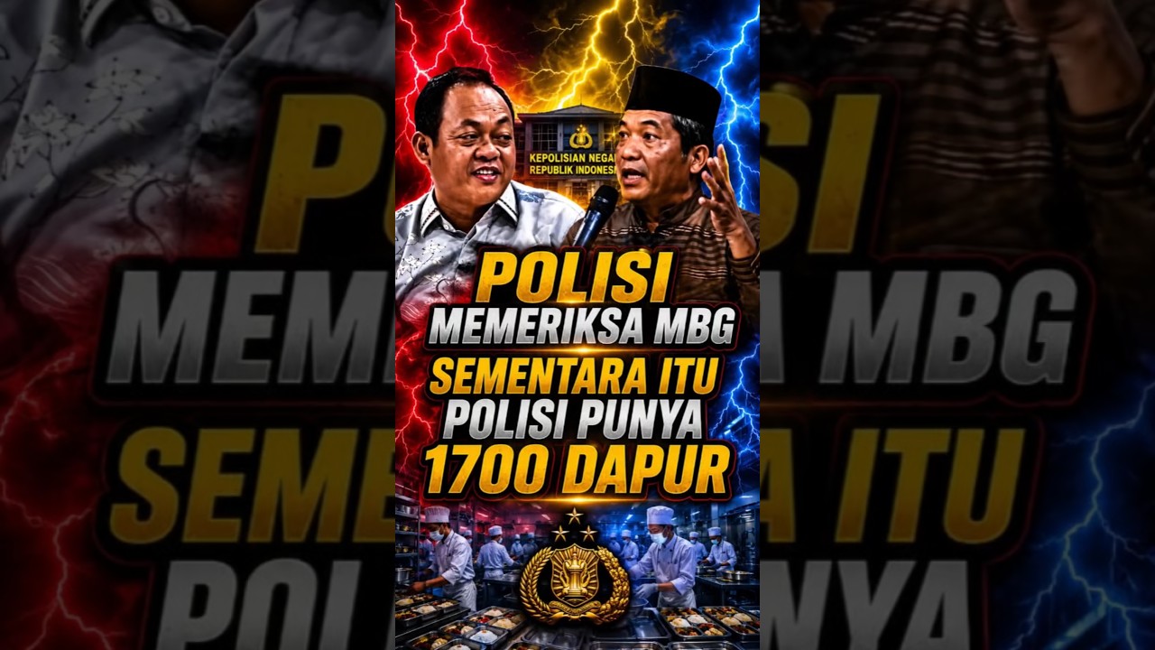 KOK BISA❓POLISI PERIKSA DAPUR POLISI