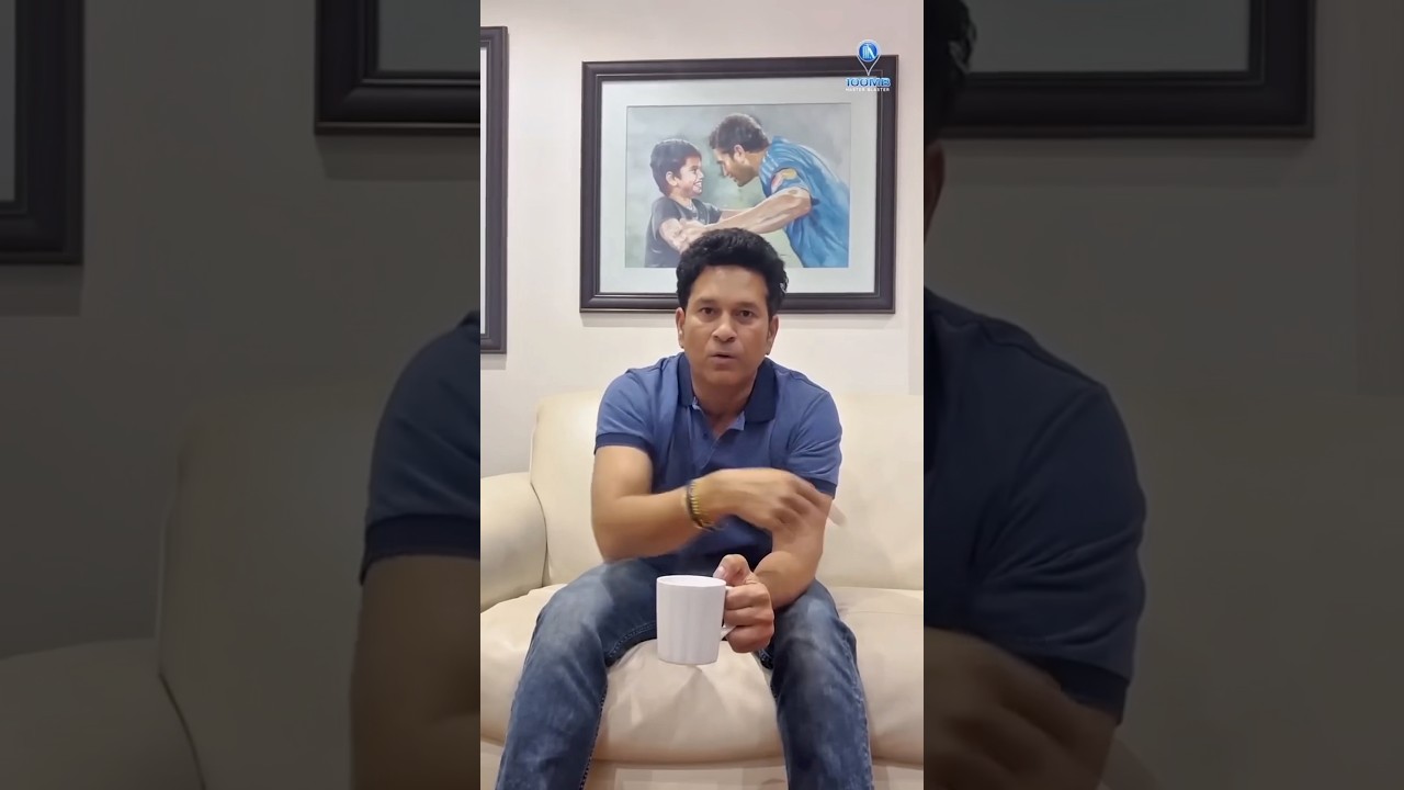 सचिन तेंदुलकर को गार्ड ने बताया की कैसे खेले । #sachintendulkar #cricket