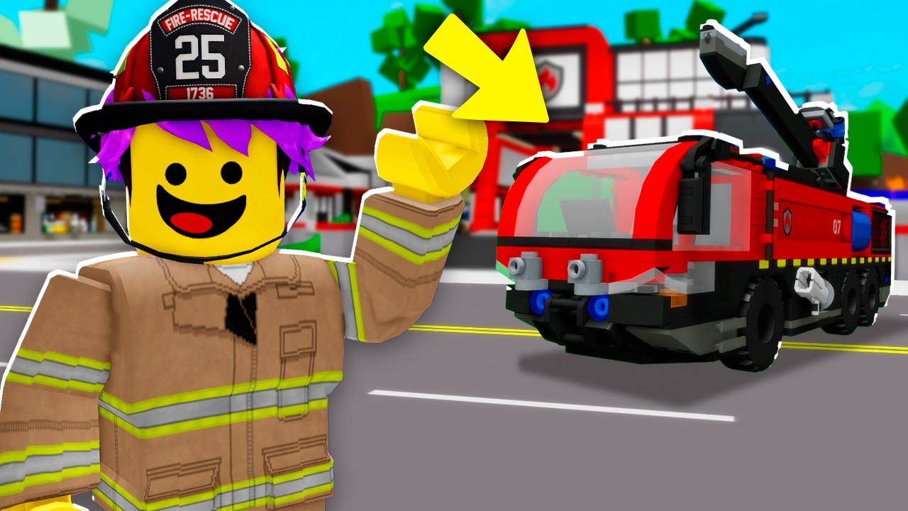 TRABALHEI DE BOMBEIRO LEGO no BROOKHAVEN