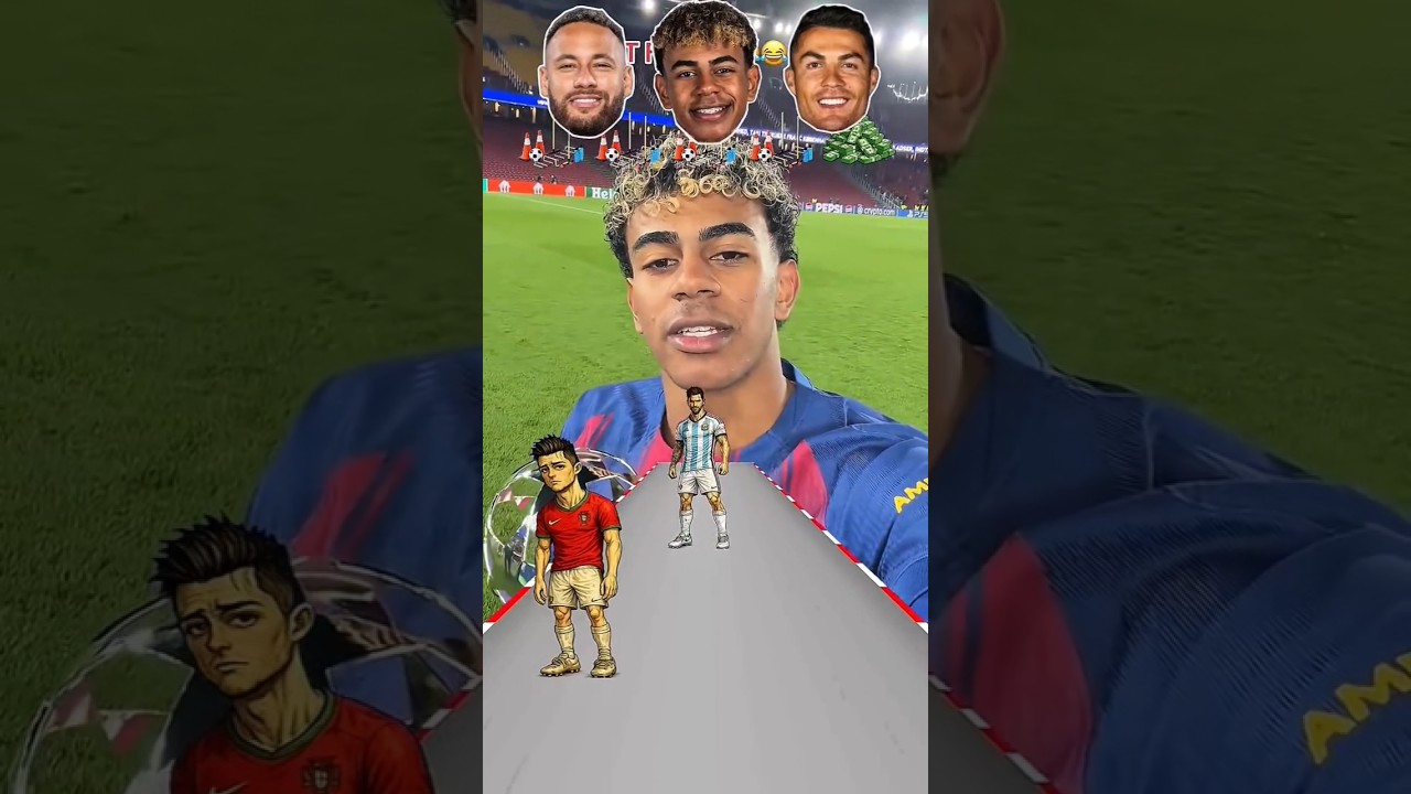 NEYMAR vs LAMIN YAMAL vs RONALDO🔥♥️#usa