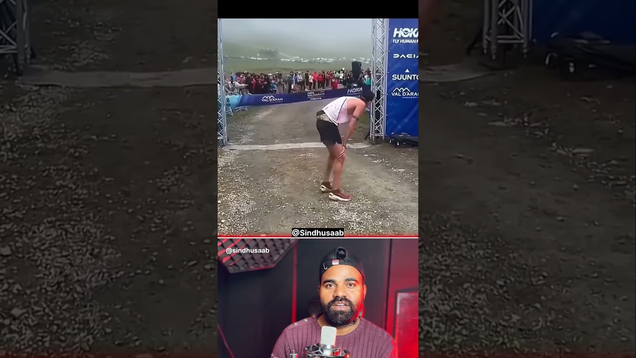 पहली बार ऐसा हुवा की कोई समय से पहले ही मंजिल पे पहोंच गया है #funning #race #sports #Olympic ￼