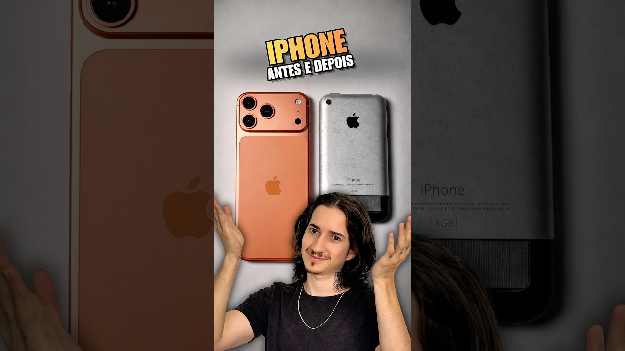 Iphone antes e depois